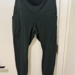 Lululemon Align Dark Green Leggings 28’